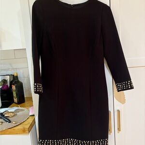 Michael Kors Black Dress with Silver Studs